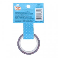 Декоративная клейкая лента «С Новым годом!», (1,5 см х10 м) - Фото 1