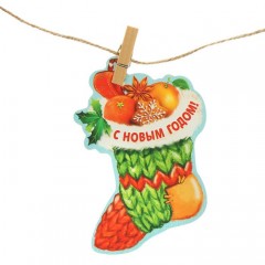 Гирлянда на прищепках «С Новым Годом», 150 см - Фото 2