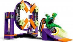 Конструктор City 60359 Испытание каскадеров с трамплином и кольцом. Dunk Stunt Ramp Challenge - Фото 9