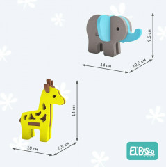 Набор конструкторов мягких «Зоопарк» - Фото 2