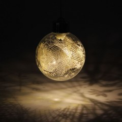 Световой новогодний шар «Снежинка» - Фото 1