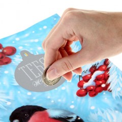 Плакат со скретч-слоем «Новогодние пожелания» (29,7×42×0,1 см) - Фото 3