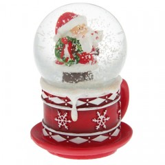 Сувенир водяной шар в форме чашки «Дед Мороз» - Фото 3