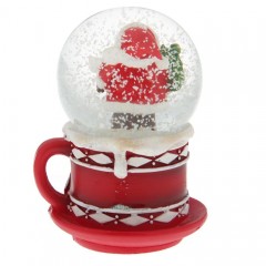 Сувенир водяной шар в форме чашки «Дед Мороз» - Фото 1