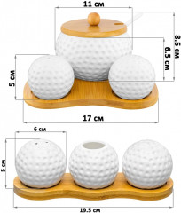 Набор для специй и сахара «Сфера» - Фото 2