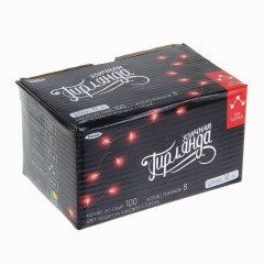 Гирлянда «Метраж», 10 м, LED-100-220V, мультицвет, нить темная, 8 режимов - Фото 4