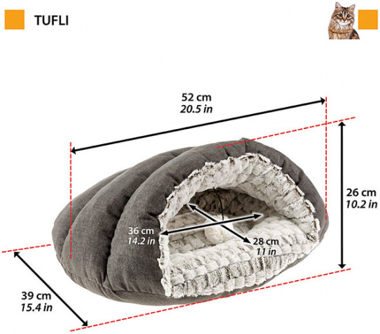 Домик-лежанка для кошек и собак