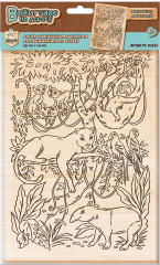 Доска для выжигания «Животные джунглей» - Фото 1