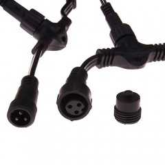 Гирлянда «Занавес», 2х9 м, 3W LED-1800-220V, мультицвет, нить темная, без контроллера - Фото 3