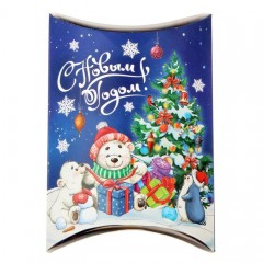 Коробка фигурная «Веселый праздник», (19х14 см) - Фото 2