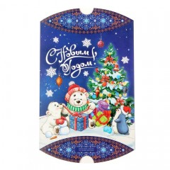 Коробка фигурная «Веселый праздник», (19х14 см) - Фото 1