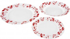 Сервиз столовый Jazzy Pure Red (18 предметов) - Фото 1