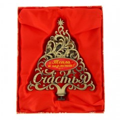 Ёлка металлическая со стразами «Тепла и гармонии» - Фото 3