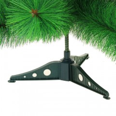 Кедр зелёный с шишками, 90 см (57 веток, пластиковая подставка) - Фото 1