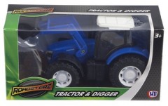 Фермерский трактор, синий, масштаб 1:43 - Фото 1