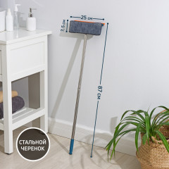 Окномойка с насадкой из микрофибры - Фото 2