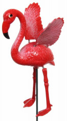 Фигура на спице для отпугивания птиц «Фламинго» - Фото 1