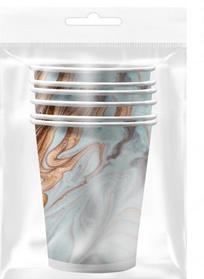 Набор стаканов бумажных «Смола серая»