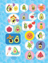 Альбом с наклейками «Авокадо без границ» - Фото 2