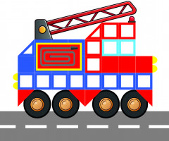 Стикер-мозаика «С замком» - Фото 2