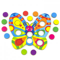 Мозаика «Цветок и бабочка» - Фото 1