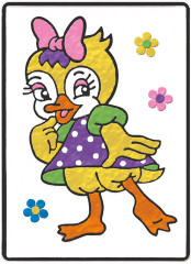 Картина пластилином «Уточка» - Фото 2