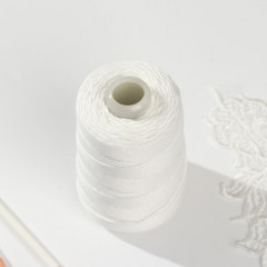 Нитки «Канцелярские», цвет белый - Фото 2