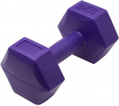 Комплект гантелей гексагональных пластиковых DB-305 - Фото 1