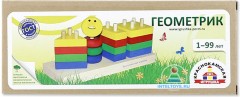 Деревянный конструктор «Геометрик» - Фото 1