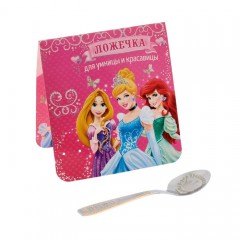 Ложечка детская «Для умницы и красавицы», Принцессы, (2,3х11 см) - Фото 4
