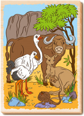 Доска для выжигания и росписи «Австралия» - Фото 3