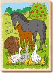 Доска для выжигания и росписи «На ферме» - Фото 4