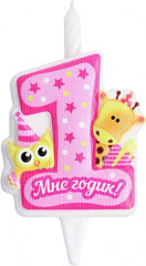 Свеча для торта «Мне годик!» - Фото 1