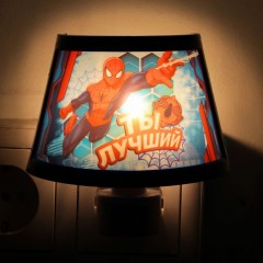 Ночник «Ты лучший» Человек Паук, (10х11 см) - Фото 4