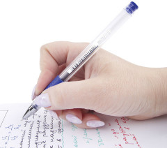 Набор ручек гелевых с резиновым грипом - Фото 3