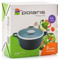 Кастрюля «Energy Line» со стеклянной крышкой - Фото 1