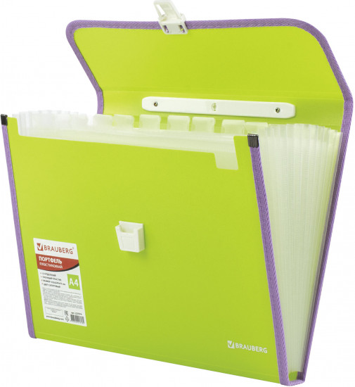 Папка-портфель пластиковая