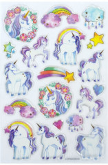 Наклейки гелевые «Единороги» - Фото 1