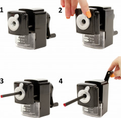 Точилка для карандашей механическая - Фото 9