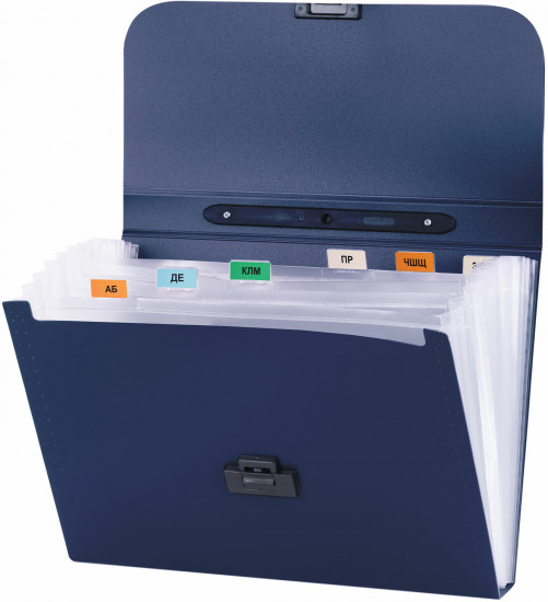 Папка-портфель пластиковая