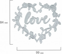 Набор ножей для вырубки и тиснения «Love в рамке» - Фото 3