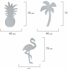 Набор ножей для вырубки и тиснения «Тропики» - Фото 3