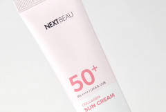 Крем для лица солнцезащитный с коллагеном и пептидами SPF50+ - Фото 3