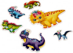 Пазл «Динозаврики» - Фото 1