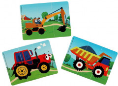 Пазл развивающий 3 в 1 «Синий Трактор» - Фото 2