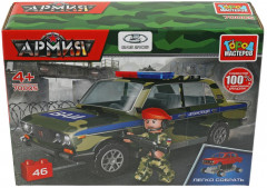 Конструктор «LADA-2106. Военная полиция» - Фото 1