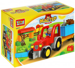 Конструктор «Трактор тележкой» - Фото 2