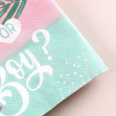 Набор салфеток бумажных «Girl or Boy» - Фото 2