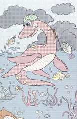 Динозавры. Водная макси-раскраска - Фото 1