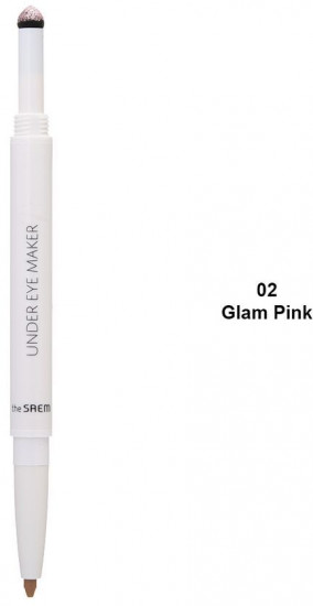 Карандаш-маркер для глаз, оттенок 02 Glam Pink